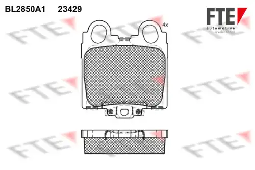 накладки FTE BL2850A1
