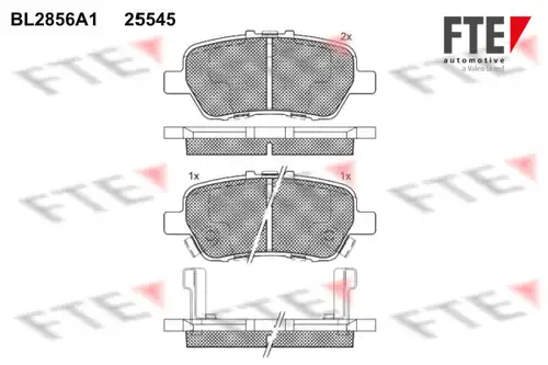 накладки FTE BL2856A1