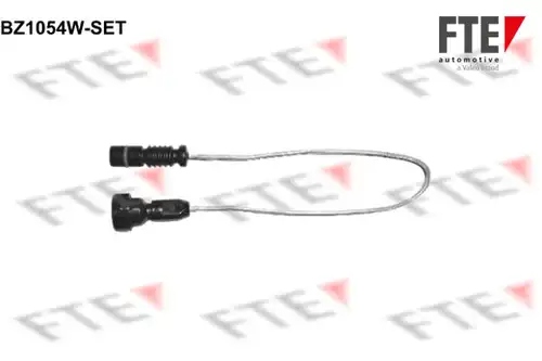 предупредителен контактен сензор, износване на накладките FTE BZ1054W-SET