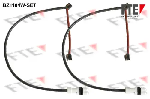 предупредителен контактен сензор, износване на накладките FTE BZ1184W-SET