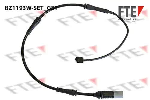 предупредителен контактен сензор, износване на накладките FTE BZ1193W-SET