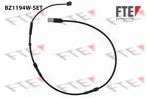 предупредителен контактен сензор, износване на накладките FTE BZ1194W-SET