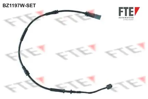 предупредителен контактен сензор, износване на накладките FTE BZ1197W-SET