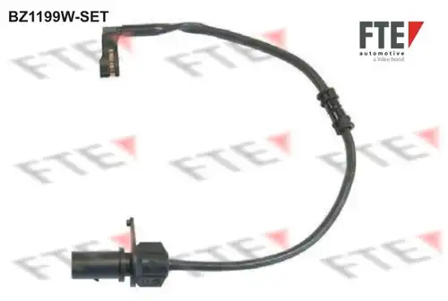 предупредителен контактен сензор, износване на накладките FTE BZ1199W-SET