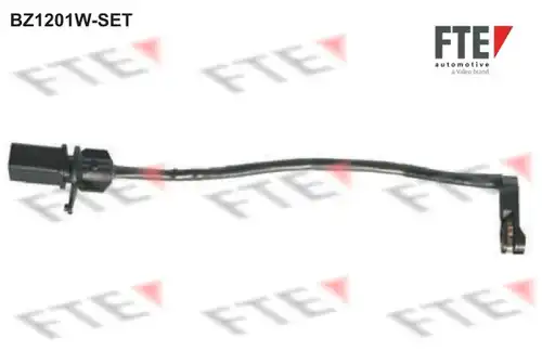 предупредителен контактен сензор, износване на накладките FTE BZ1201W-SET