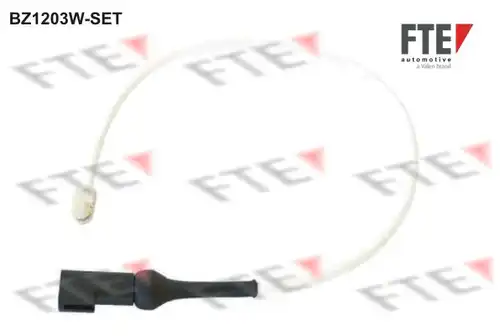 предупредителен контактен сензор, износване на накладките FTE BZ1203W-SET