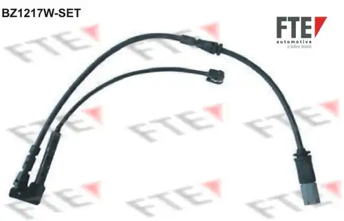 предупредителен контактен сензор, износване на накладките FTE BZ1217W-SET