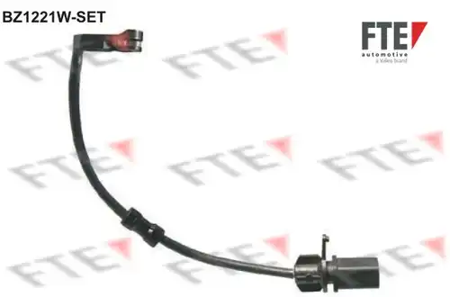 предупредителен контактен сензор, износване на накладките FTE BZ1221W-SET