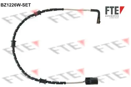 предупредителен контактен сензор, износване на накладките FTE BZ1226W-SET