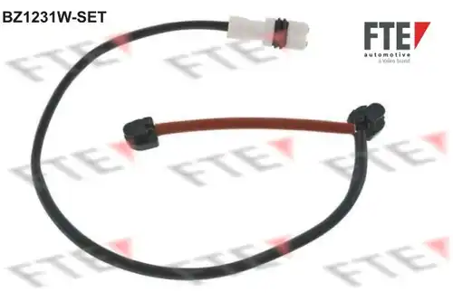 предупредителен контактен сензор, износване на накладките FTE BZ1231W-SET