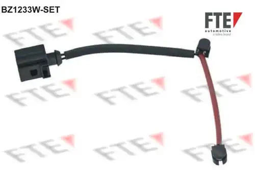 предупредителен контактен сензор, износване на накладките FTE BZ1233W-SET
