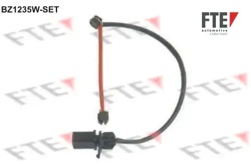 предупредителен контактен сензор, износване на накладките FTE BZ1235W-SET