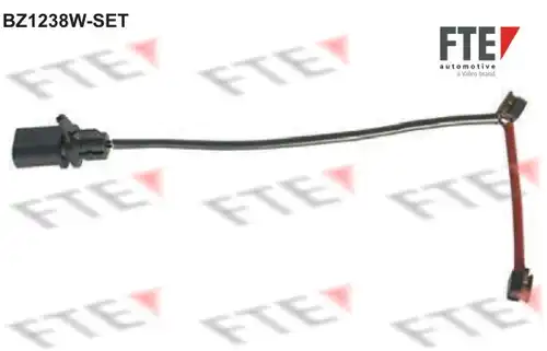 предупредителен контактен сензор, износване на накладките FTE BZ1238W-SET