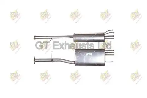 средно гърне GT Exhausts GSY030