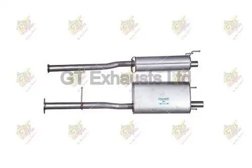 средно гърне GT Exhausts GSY032