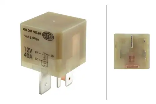 реле, подгревна система HELLA 4RA 007 507-031