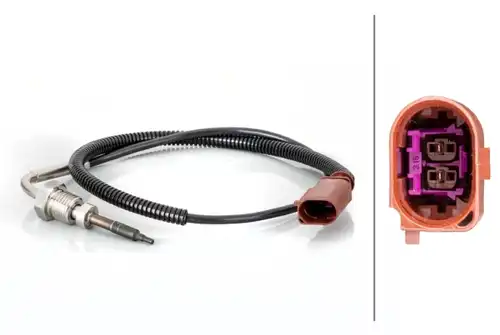 датчик, температура на изгорелите газове HELLA 6PT 014 494-781