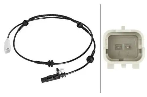 датчик, обороти на колелото HELLA 6PU 010 039-801