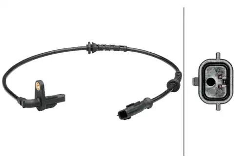 датчик, обороти на колелото HELLA 6PU 012 679-101