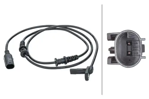 датчик, обороти на колелото HELLA 6PU 012 679-951