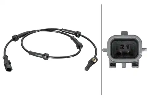 датчик, обороти на колелото HELLA 6PU 012 806-631