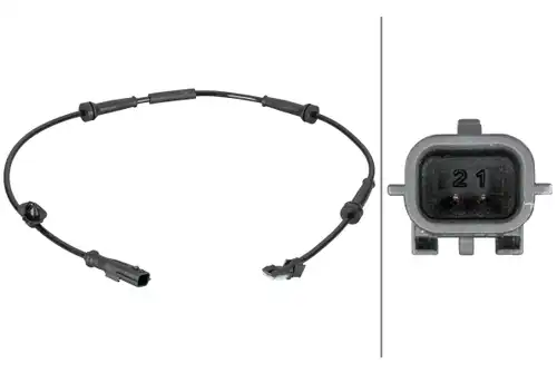 датчик, обороти на колелото HELLA 6PU 012 806-681