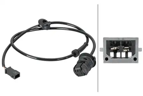 датчик, обороти на колелото HELLA 6PU 012 806-791