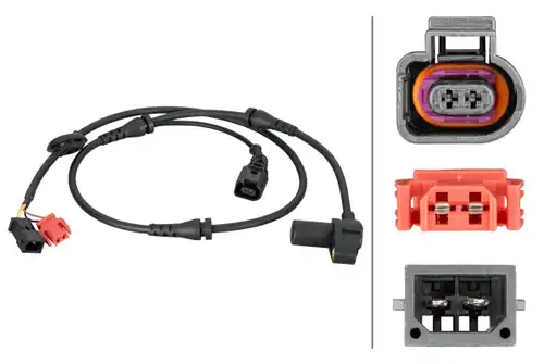 датчик, обороти на колелото HELLA 6PU 012 806-841
