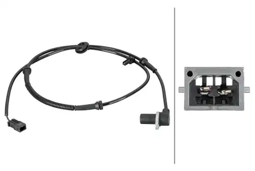 датчик, обороти на колелото HELLA 6PU 012 806-891