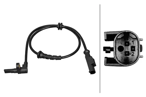 датчик, обороти на колелото HELLA 6PU 358 217-001