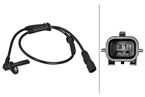 датчик, обороти на колелото HELLA 6PU 358 217-091