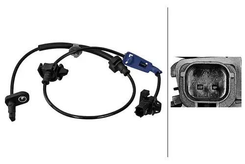 датчик, обороти на колелото HELLA 6PU 358 217-101