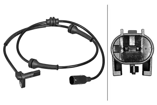 датчик, обороти на колелото HELLA 6PU 358 217-131