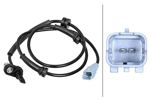 датчик, обороти на колелото HELLA 6PU 358 217-231