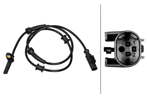датчик, обороти на колелото HELLA 6PU 358 217-251