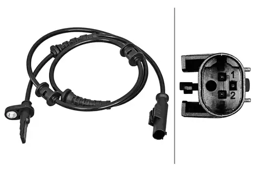 датчик, обороти на колелото HELLA 6PU 358 217-261