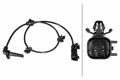 датчик, обороти на колелото HELLA 6PU 358 217-591