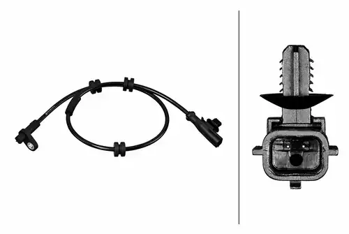 датчик, обороти на колелото HELLA 6PU 358 218-191