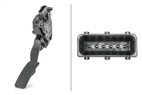 сензор, позиция на педала HELLA 6PV 009 765-731
