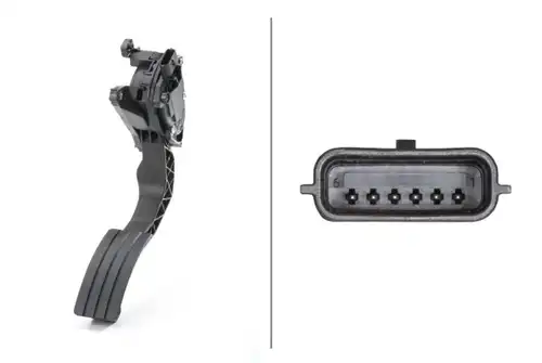 сензор, позиция на педала HELLA 6PV 009 978-721