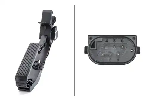 сензор, позиция на педала HELLA 6PV 010 946-511