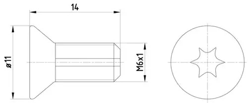 винт, спирачен диск HELLA 8DZ 355 209-121