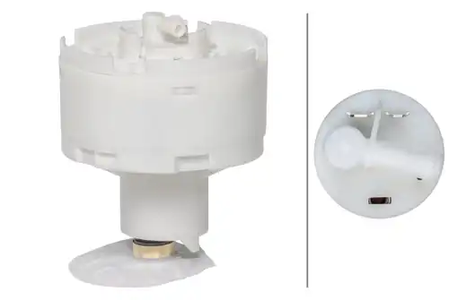 корпус против люлеене, потопяема горивна помпа HELLA 8TF 358 106-281