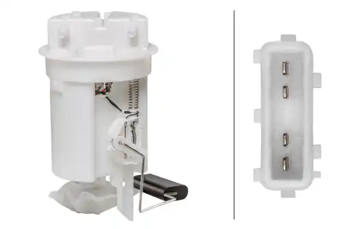 горивопроводен елемент (горивна помпа+сонда) HELLA 8TF 358 106-311