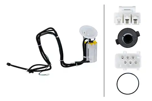 горивопроводен елемент (горивна помпа+сонда) HELLA 8TF 358 304-951