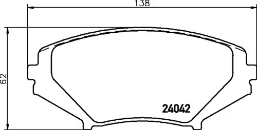накладки HELLA PAGID 8DB 355 010-881