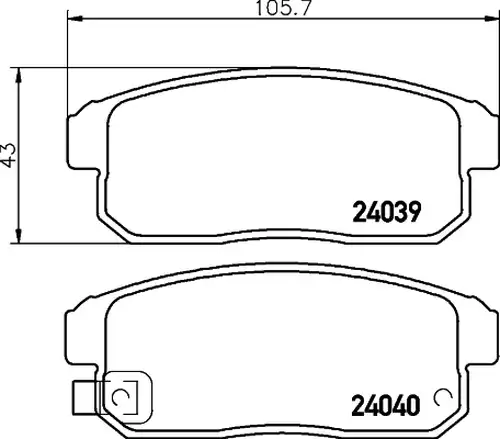 накладки HELLA PAGID 8DB 355 010-891
