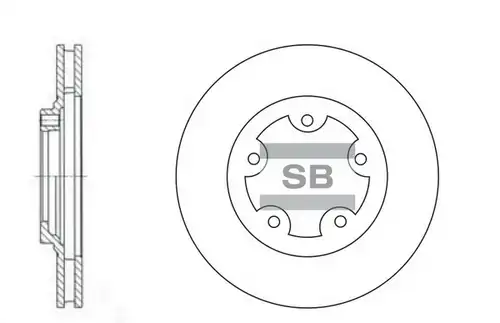спирачен диск Hi-Q SD1029
