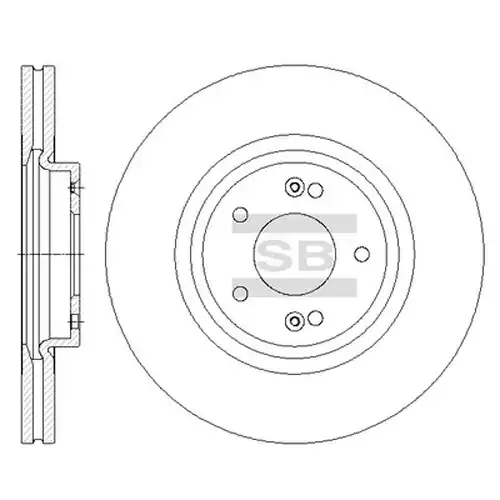 спирачен диск Hi-Q SD1075