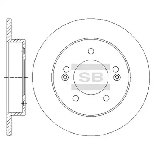 спирачен диск Hi-Q SD1106
